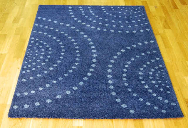 BLUE SHAGGY RUG